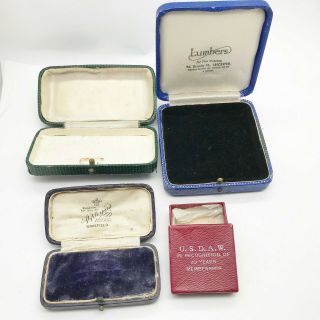 Antique Vintage Retro Jewellery Boxes For Brooch Earrings Ring