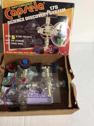 Motorized Capsela 175 Science Discovery System 1990 Play Jour
