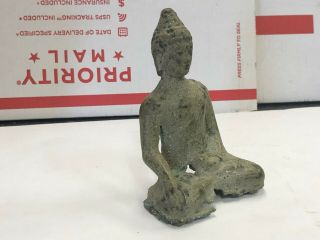 Antique Vintage Chinese Tibetan Bronze Buddha Figure Salvaged From The Ocean