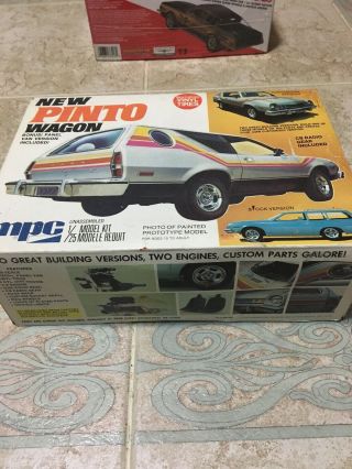 Vintage Mpc Pinto Wagon Box “custom Build” Model Car Kit 1/25 Chevy Vega Car ?
