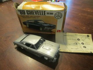 Vintage 69 Chevelle Ss 396 Junior Collectors Series Model 1:43 Scale Amt Rare S