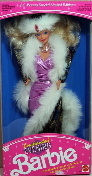Jc Penney Enchanted Evening Barbie 1991,  Nrfb W/ln Box - 02702