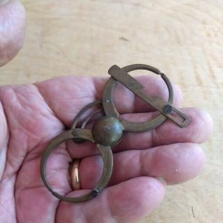 Antique Brass Balance Truing & Poising Caliper Watchmaker Tool