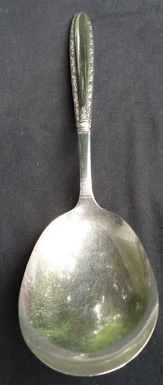 Vintage International Silver Co.  Sterling Handle Serving Spoon.
