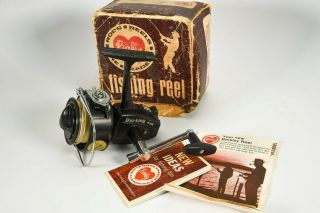 Vintage Berkley Model 415 Antique Open Face Spinning Reel W Papers Dc4