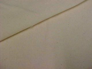 3yd Vintage Antique Cotton Quilt Fabric Solid Muslin 37 " Wd Sew Material 1940s