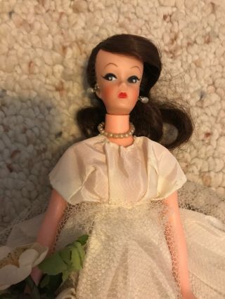 Vintage Bridal Barbie Clone Babs Wendy Doll With Oriignal Outfit & Shoes