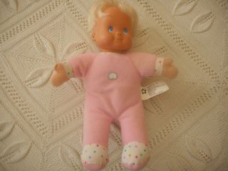 Vintage Baby Beans Doll Pink 11 " 1970 