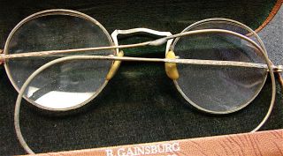2 Vintage Gold Filled Eye Glass Frames with Lenses with Cases 3