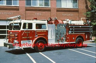 Fire Apparatus Slide,  Engine 1,  Coventry / Ri,  1978 Maxim