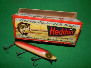 Heddon 7500rb Rainbow Vamp In Correct Box With Part Of Another Box Stuck To Side