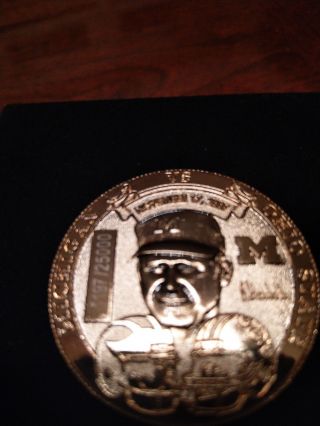 Michigan V.  Ohio State Commemorative Medallion 1197 Limited 3