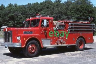 Middleboro Ma Engine 5 1973 Maxim Pumper - Fire Apparatus Slide
