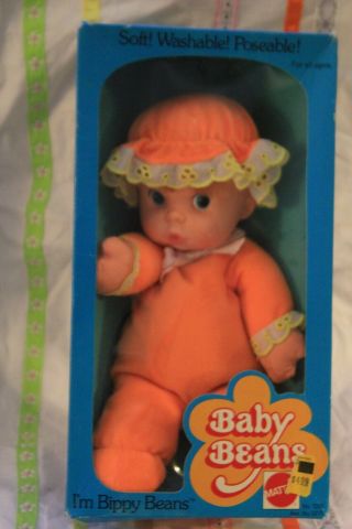 Mattel Baby Beans Orange 7255 Bippy 1974