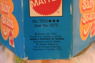 Mattel Baby Beans Orange 7255 Bippy 1974 5