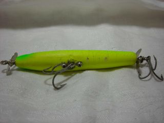 Vintage Bomber Spin Stick Fishing Lure in Fluorescent Colors 2