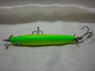 Vintage Bomber Spin Stick Fishing Lure in Fluorescent Colors 3