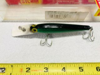 Vintage STORM LITTLE MAC fishing lure box Oklahoma Collectable Green Scale 2
