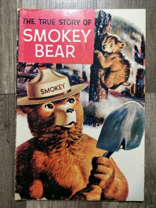 Rare Vintage Smokey The Bear The True Story Comic 60s