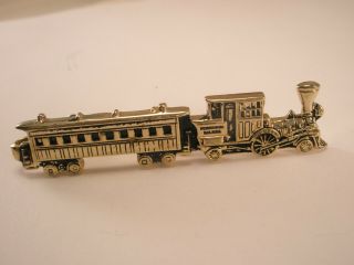 - Pennsylvania Railroad Locomotive Train Engine Vintage Pioneer Tie Bar Clip