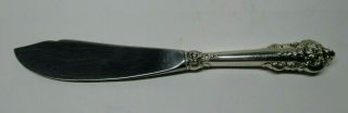 Wallace Grande Baroque Sterling Silver Master Butter Knife 6.  5 "