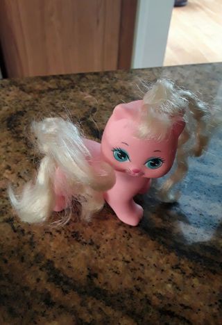 Vintage Mattel My Little Pretty Kitty,  Cat Toy,  Pink,  Polished Paws,  Catra