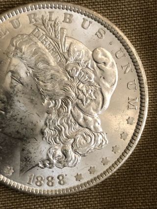 1888p 1888 P Morgan Silver Dollar Gradable Antique Currency