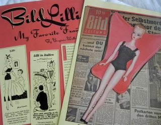 15p History Article Pics - Antique Bild Lili - First Barbie Fashion Doll
