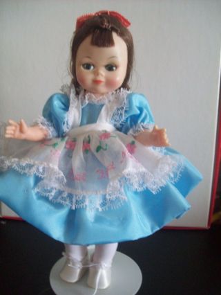 Vintage Madame Alexander 8 " Bkw Doll Tagged " Wendy 