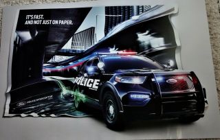 Ford Police Interceptor Car Poster " It 
