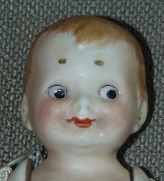 Antique All Bisque Googly Doll Unmarked