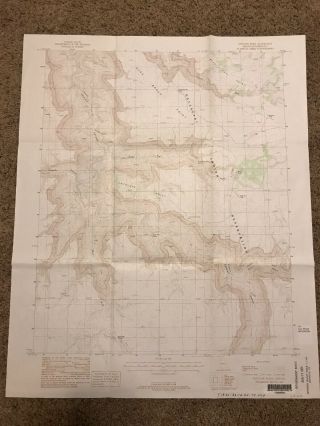 Antelope Point Arizona Az Usgs Topographic Map Topo 7.  5 Minute Havasupai Indian