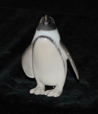 Wonderful Bing & Grondahl Figurine - Penguin Standing 1821 - 3.  25 " H -