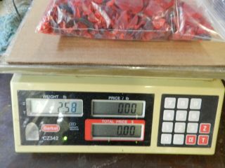 2.  58 Pounds Bulk Red Antique Glass Tumbled in Beach Sand 4