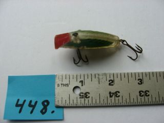 448) Vintage 1959 - 1962 South Bend Optic PAT PEND Fishing Lure - Green 2