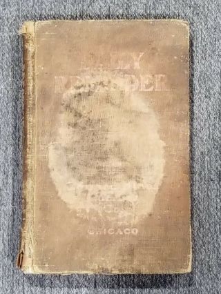 Antique 1917 Daily Reminder Hardcover Book Edward Hines Lumber Co.  Chicago