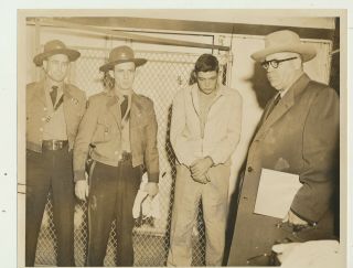 8x10 Photo Pulaski County Arkansas Sheriff Tom Gulley & Convicted Murderer