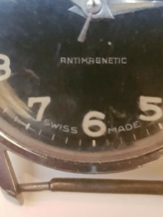 Mens Vintage Aircraft Watch Head Ticking Swiss Made 5