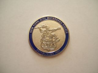 Rare York City Watershed Police (dep Police) Challenge Coin