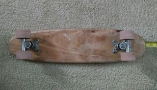 Vintage Surfer Wooden Sidewalk Skateboard