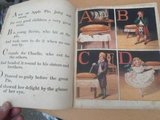 Antique 1868 Aunt Louisa ' s London Picture Book / Childrens book 3
