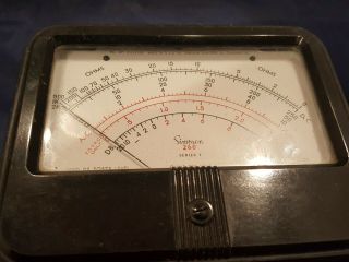 Vintage SIMPSON 260 Series 3 Multimeter Tester (Volt - Ohm - Milliameter) amp 2