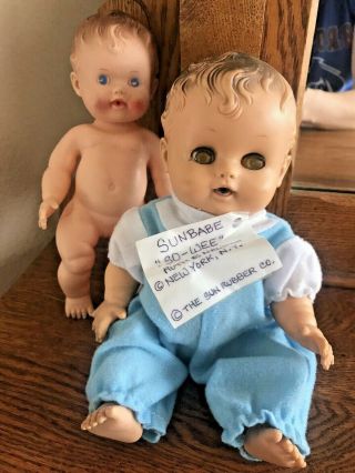Vintage Ruth Newton Sun Rubber Baby Doll (s) 2