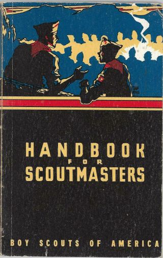 1947 ? Handbook For Scoutmasters Vintage Boy Scouts Of America Bsa Book 0150
