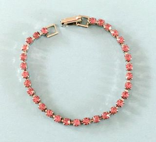 Vintage Pink Rhinestone Doll Jewelry Necklace Madame Alexander Cissy Miss Revlon
