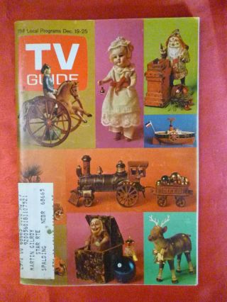 Nebraska December 19 1970 Tv Guide Christmas Disney Aristocats Hoagy Carmichael
