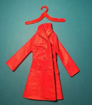 Vintage Barbie Julia 1751 Leather Weather Coat Htf Some Tlc Tagged