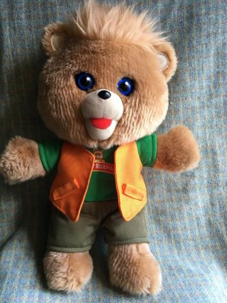 Teddy Ruxpin Plush Bear Reading Aloud Talking Brown Bear Educational Toy 2018