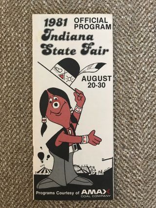 1981 Indiana State Fair Official Program