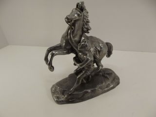 Guillaume Cousteau Marly Horse Cast Metal Statue Figurine
